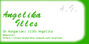 angelika illes business card